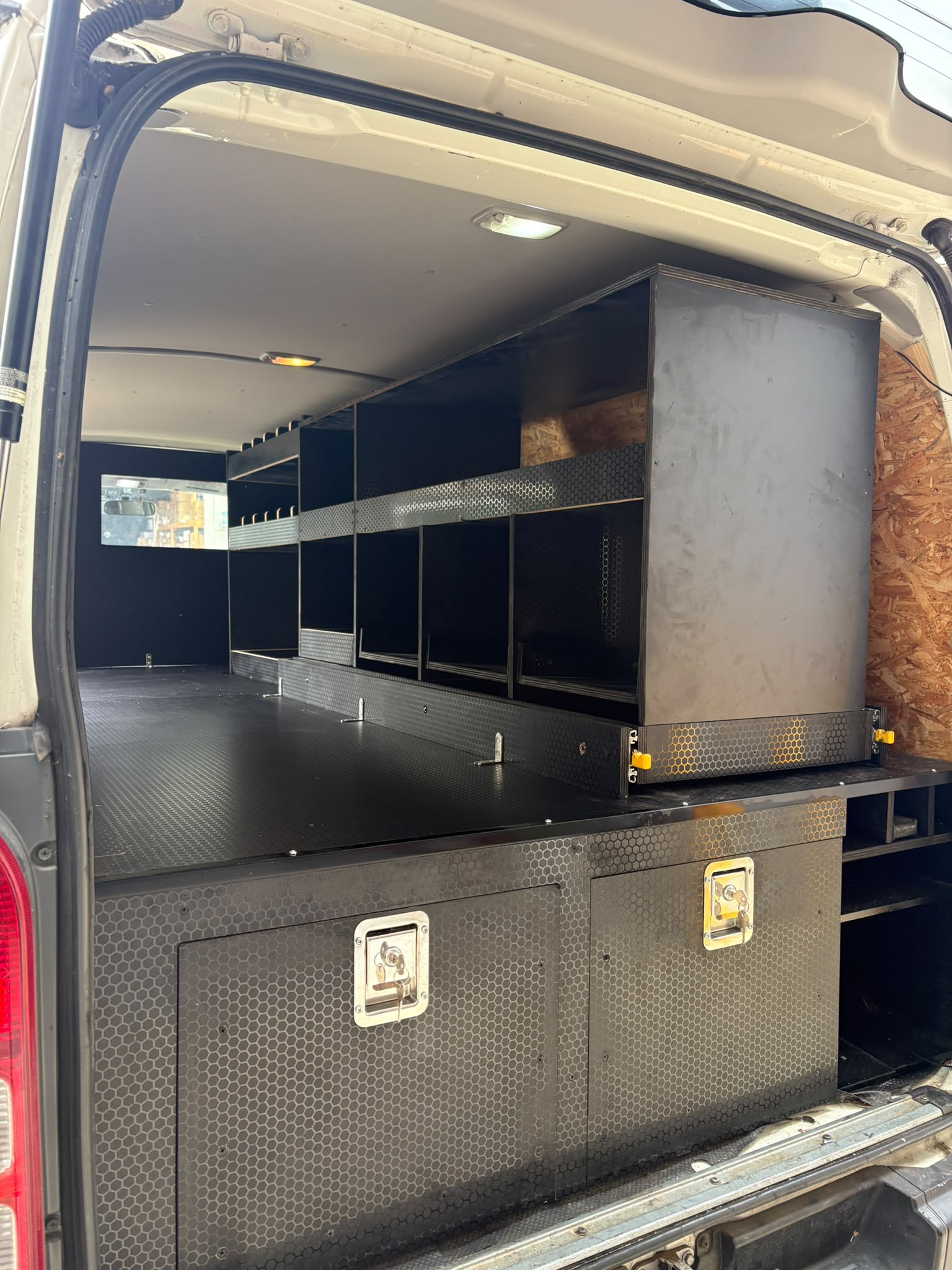 Van slide-out system built in Melbourne